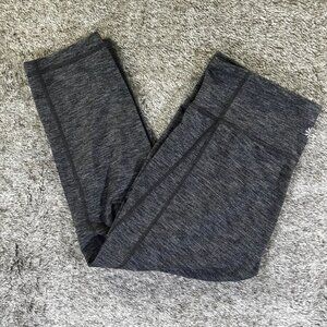 Athleta Revelation Leggings Sz M Heathered Grey